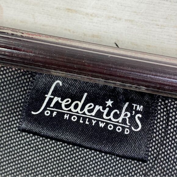 Vintage Fredricks Of Hollywood Ruched Bodycon Mini Dress Black Small - Picture 8 of 10